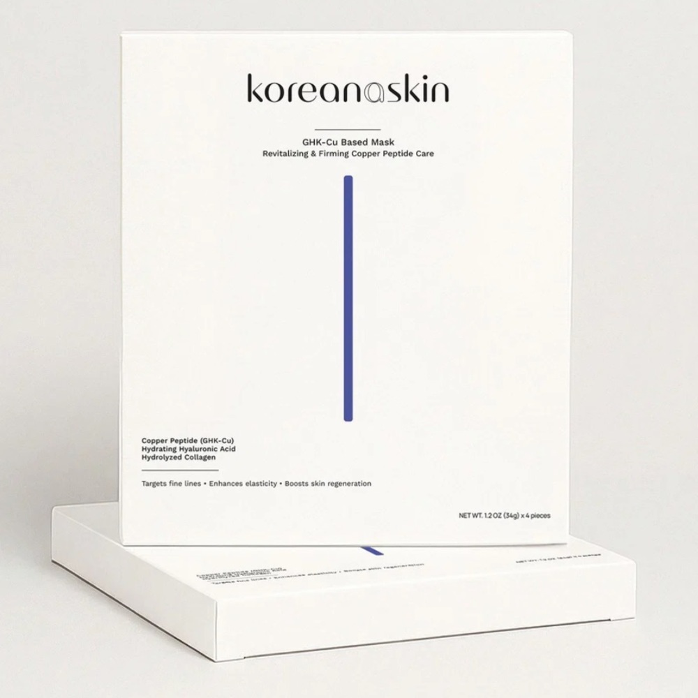Koreana Skin GHK-Cu Masks 4 pack New In Sealed Box